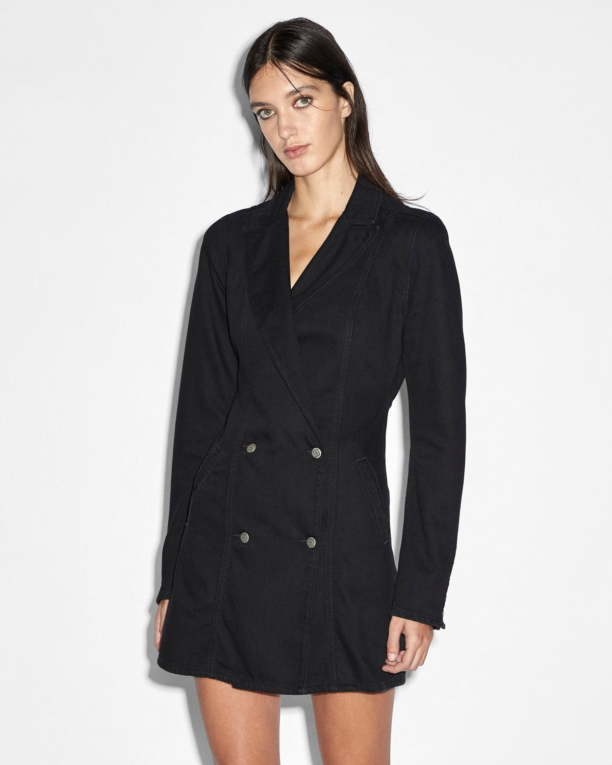 Rapture Blazer Dress Stealth - Washed Black