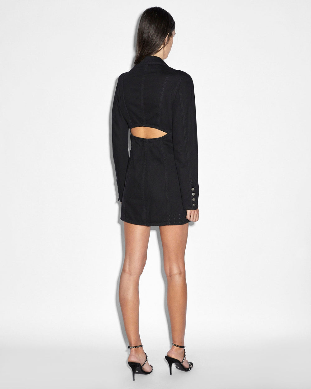 Rapture Blazer Dress Stealth - Washed Black