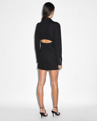 Rapture Blazer Dress Stealth - Washed Black