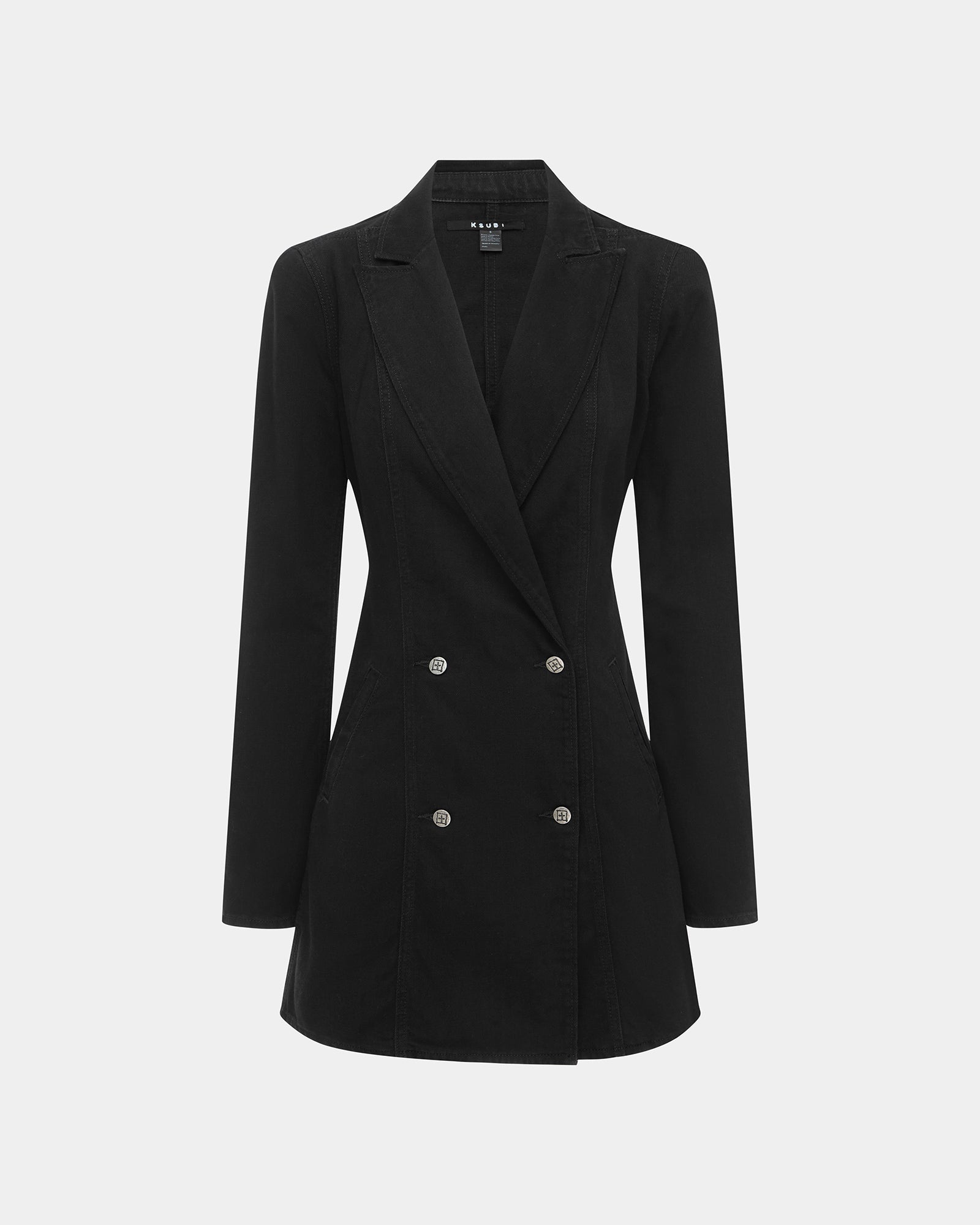 Rapture Blazer Dress Stealth - Washed Black
