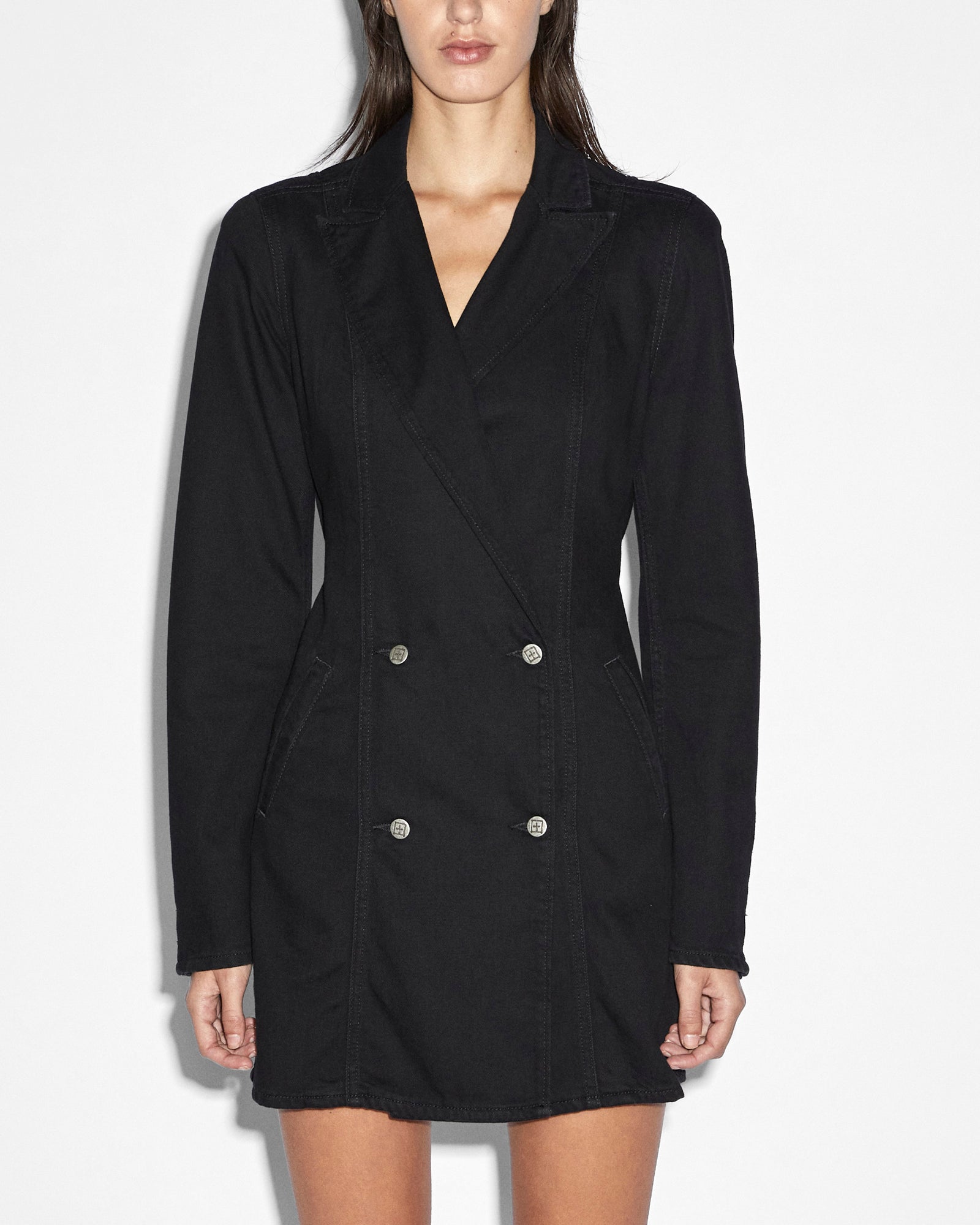 Rapture Blazer Dress Stealth - Washed Black