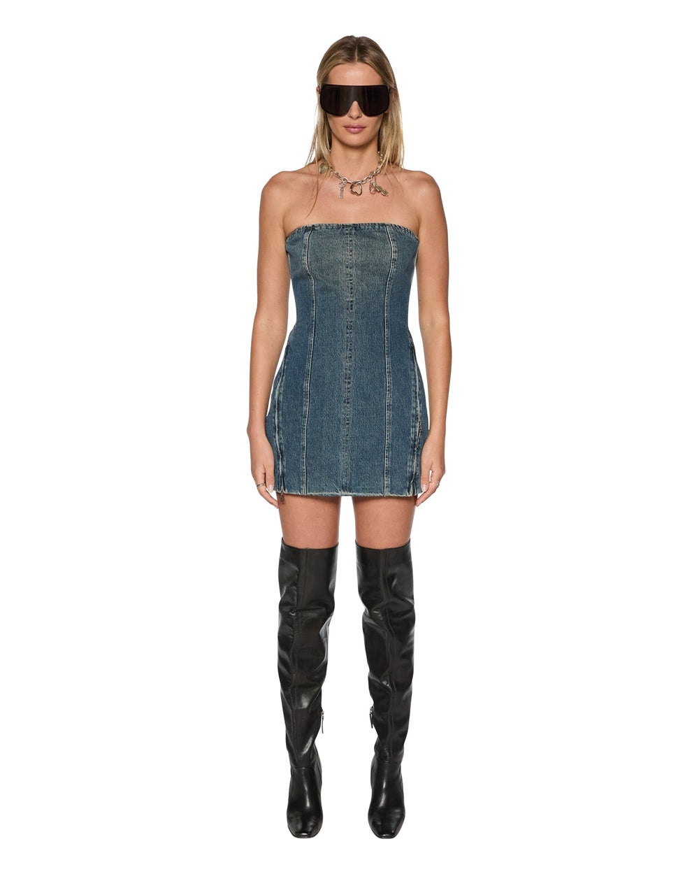 Avenue Sandstorm Strapless Mini Dress