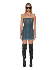 Avenue Sandstorm Strapless Mini Dress