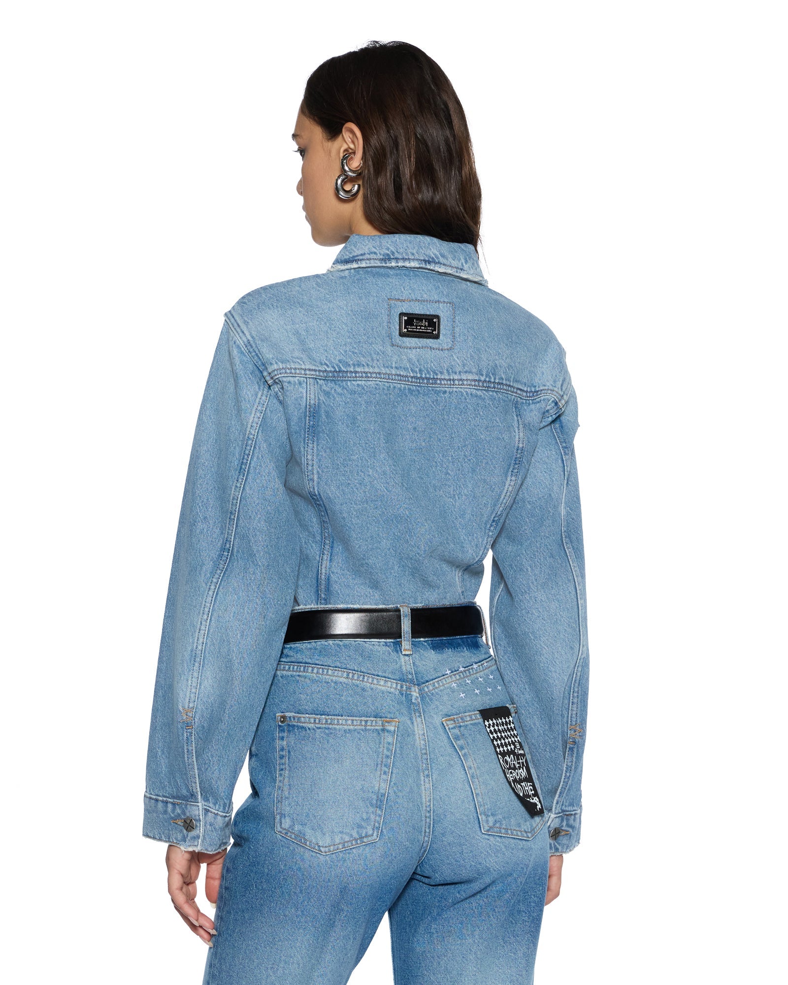 Womens Cinched Jacket Crop Tru Vintage Jackets