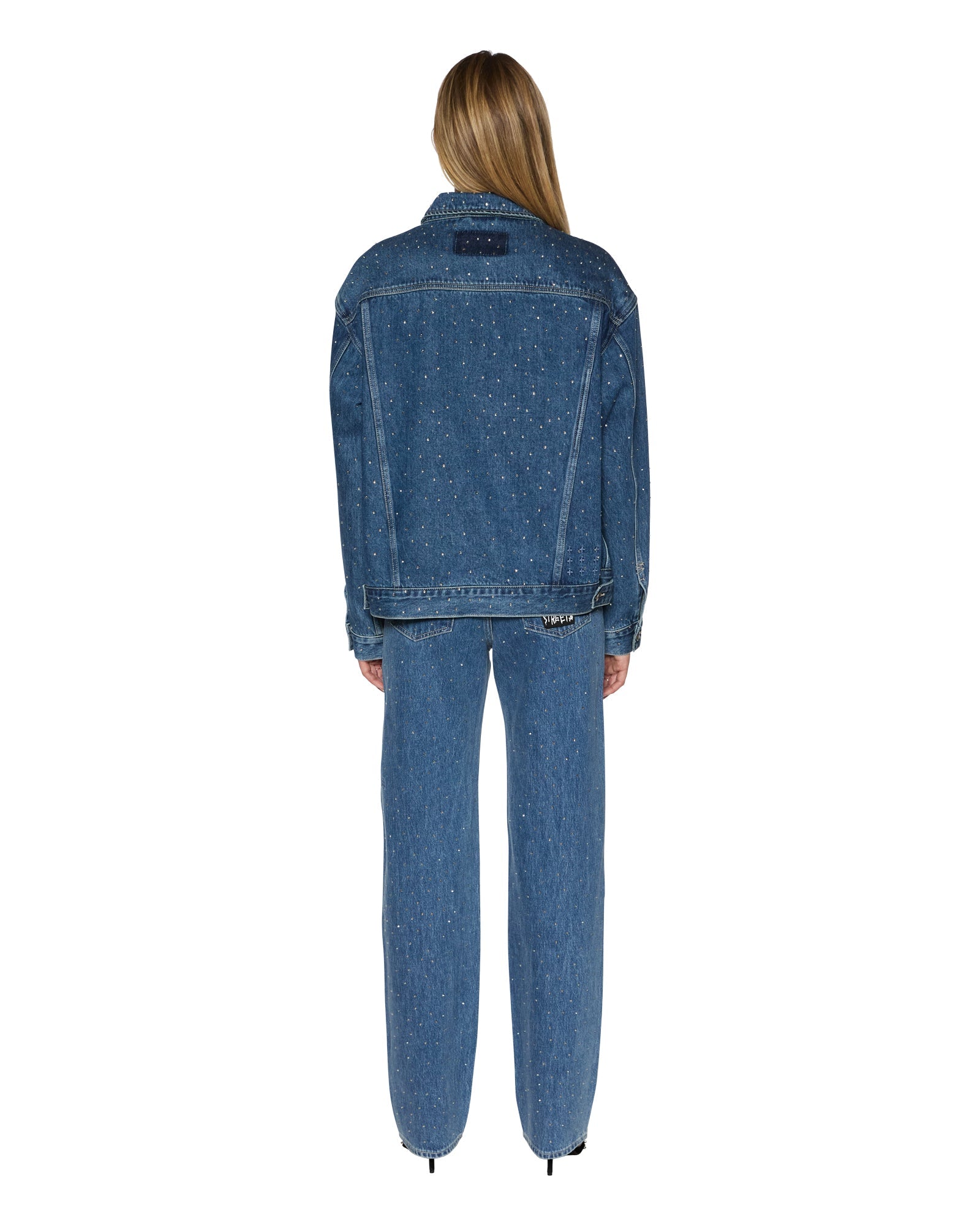 Oversized Jacket Token Krystal - Blue Denim