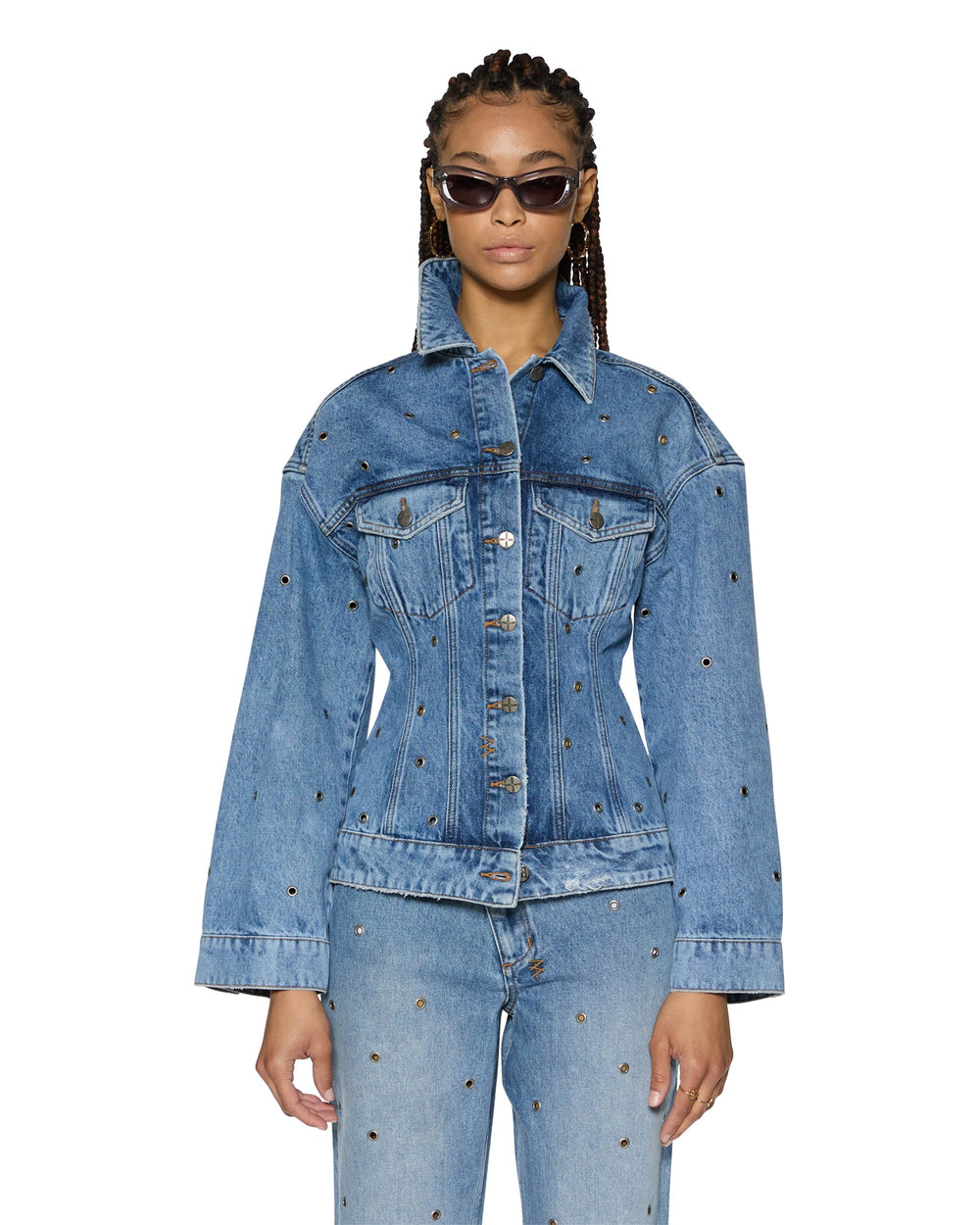 Cinched Chroma Trucker Jacket