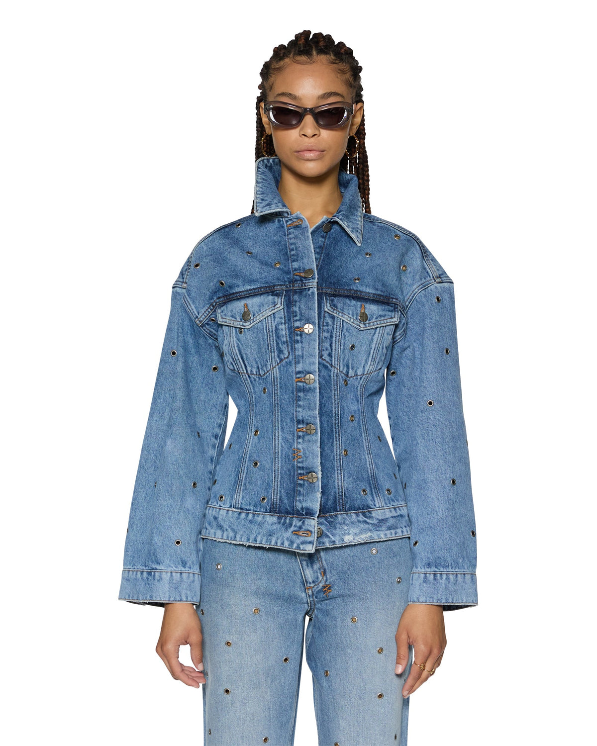 Cinched Chroma Trucker Jacket