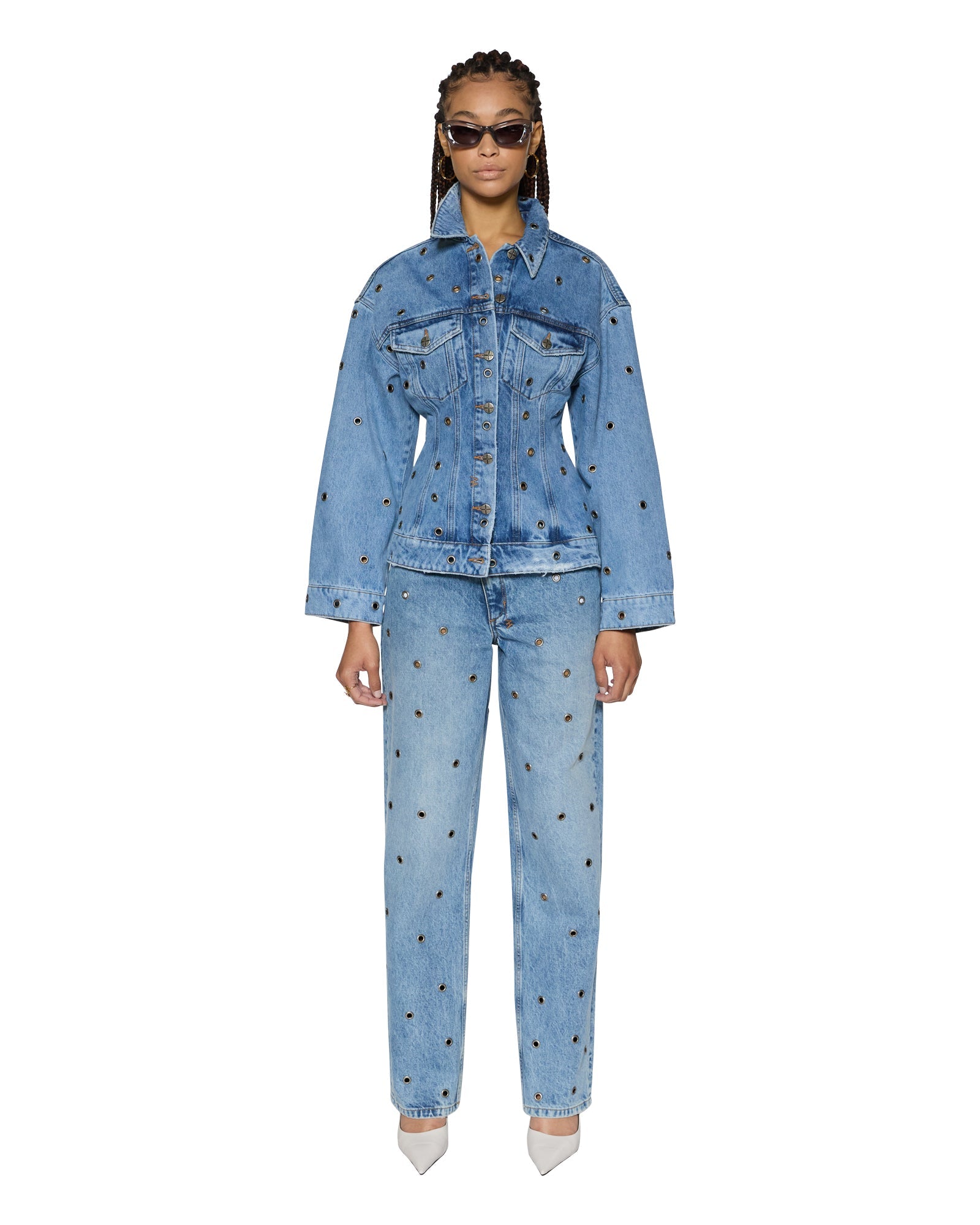 Cinched Chroma Trucker Jacket