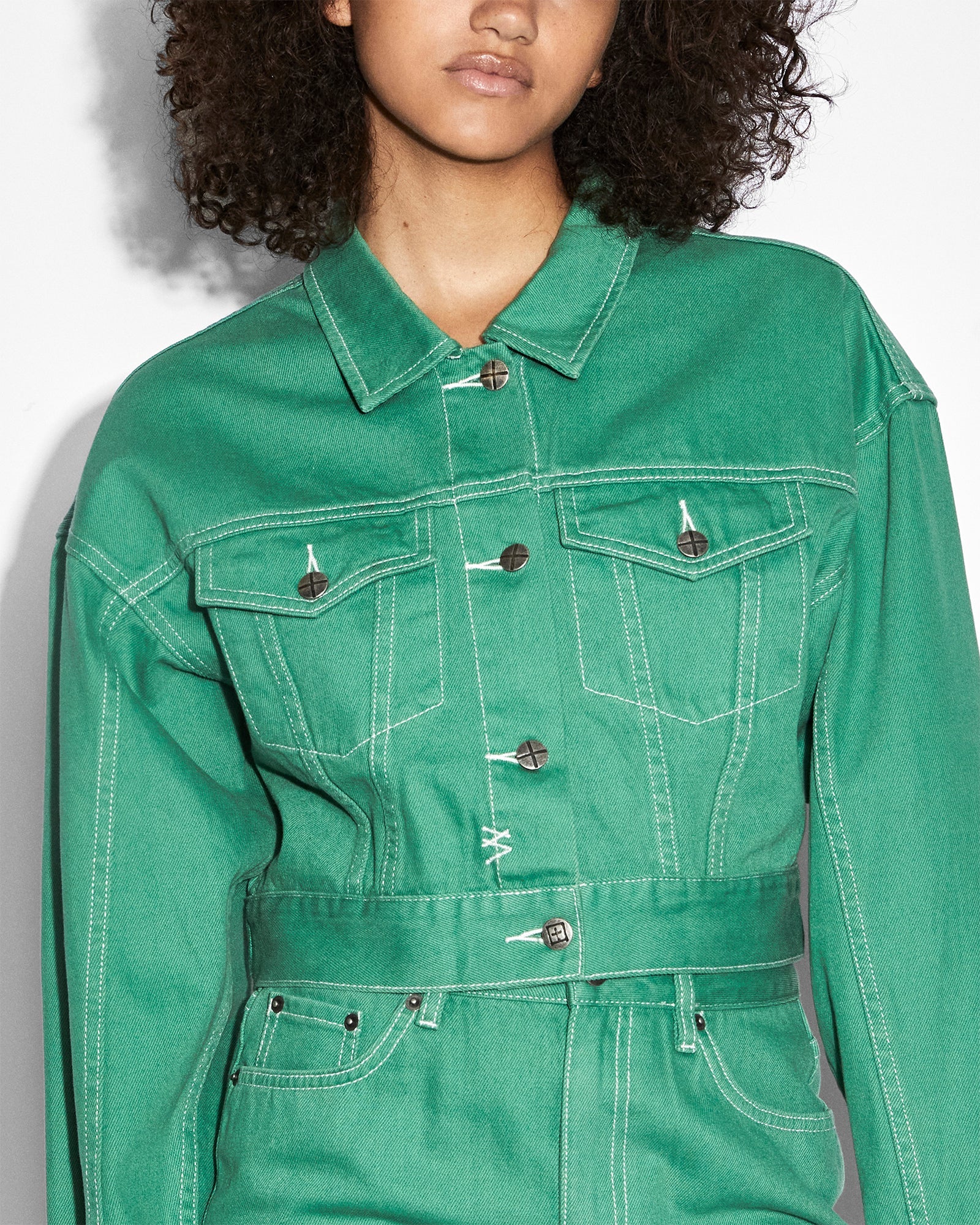 Buy Billie Jacket Jade Trucker Jacket Ksubi