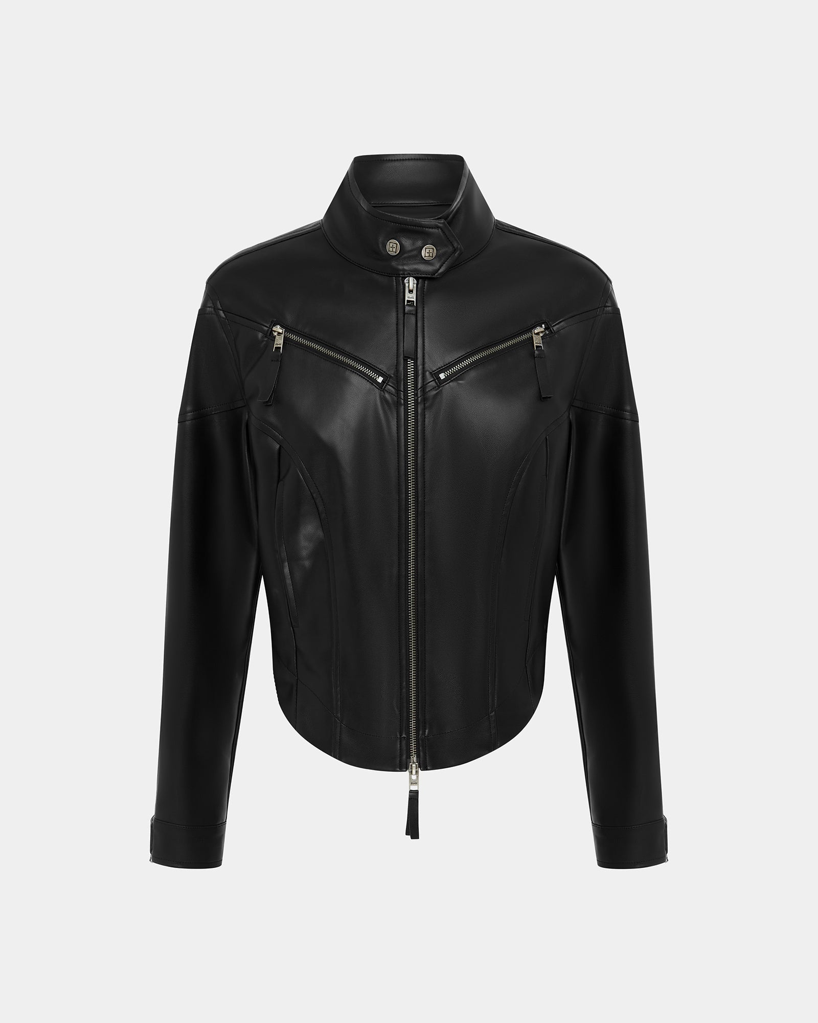 Buy Vivienne Jacket Black Leather Moto Jacket KSUBI