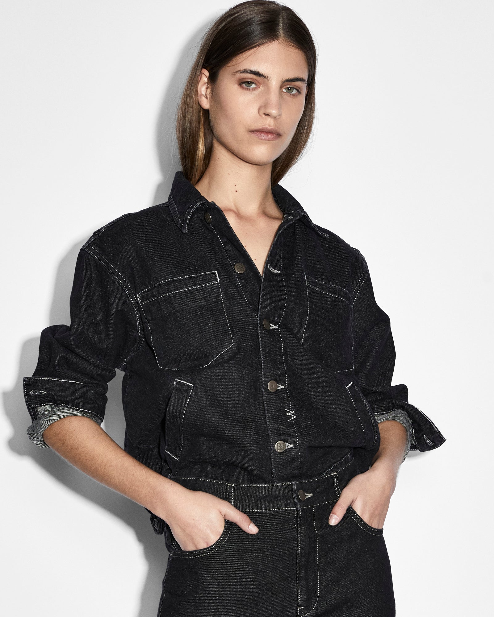 Buy Ryder Jacket Midnight Women's Boxy Fit Jacket KSUBI