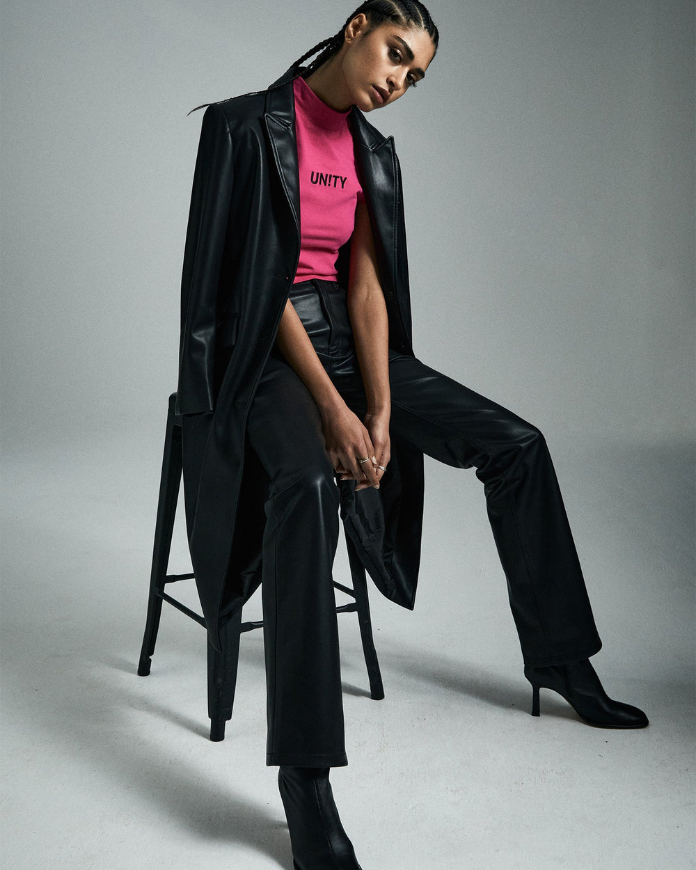 Buy Zephyr Duster Black Women's Longline Coat KSUBI