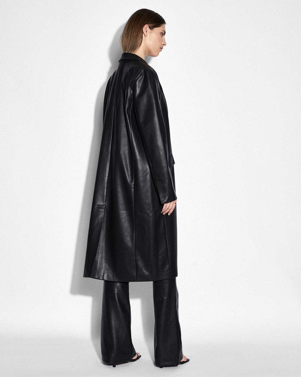 Buy Zephyr Duster Black Women's Longline Coat KSUBI