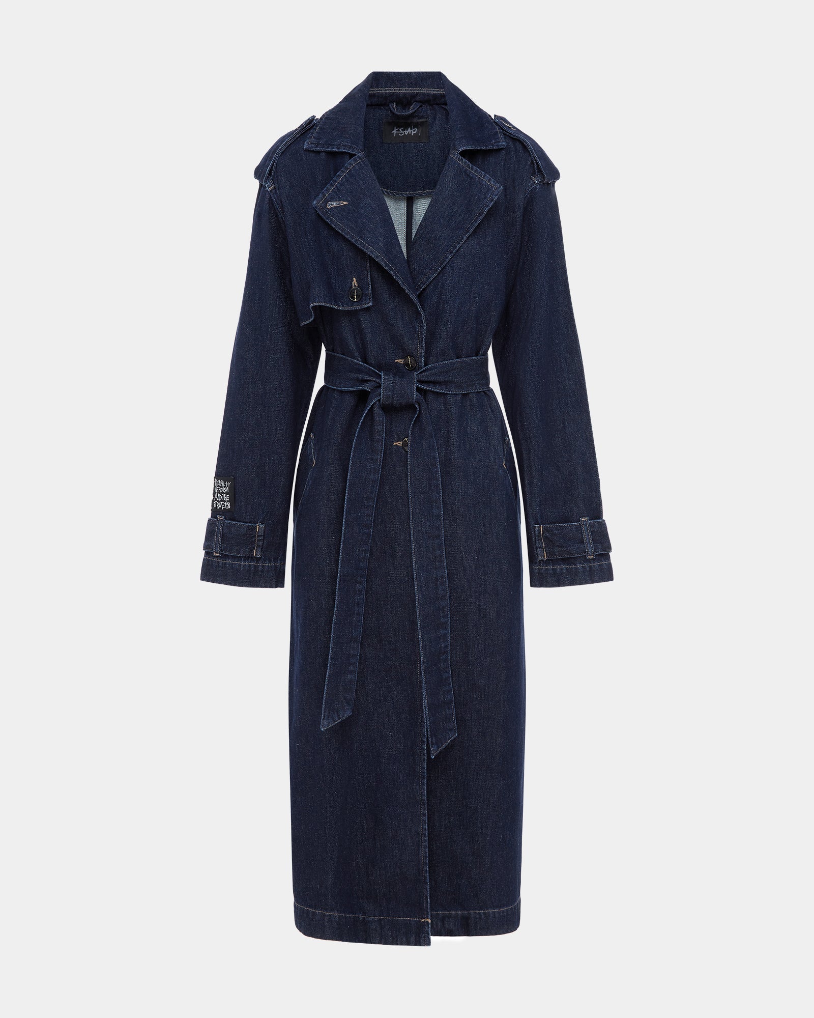 Affinity Trench Coat Legacy - Dark Blue Denim