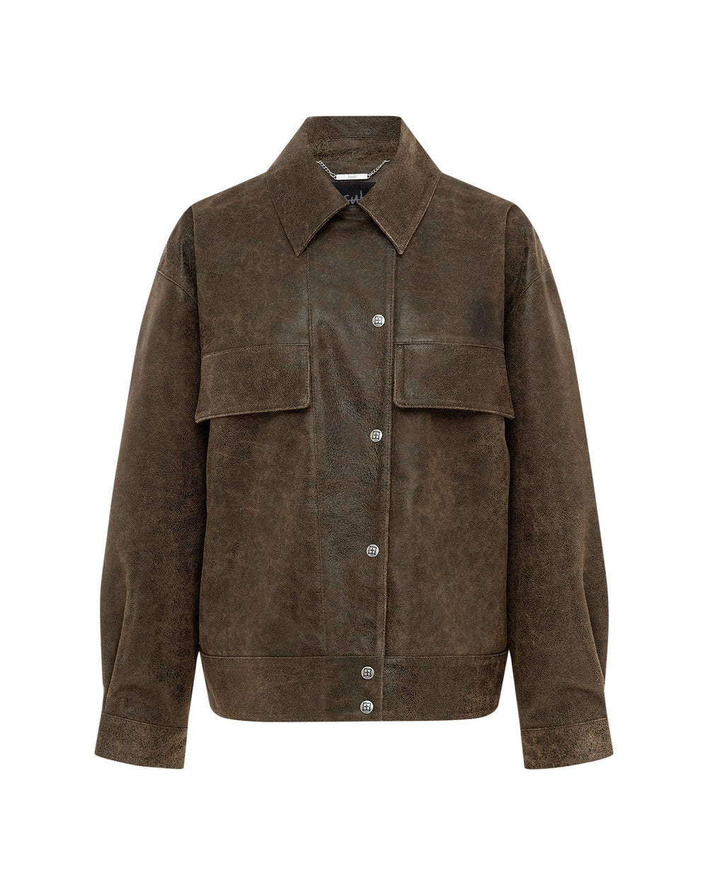 Creed Jacket Weathered - Brown Leather