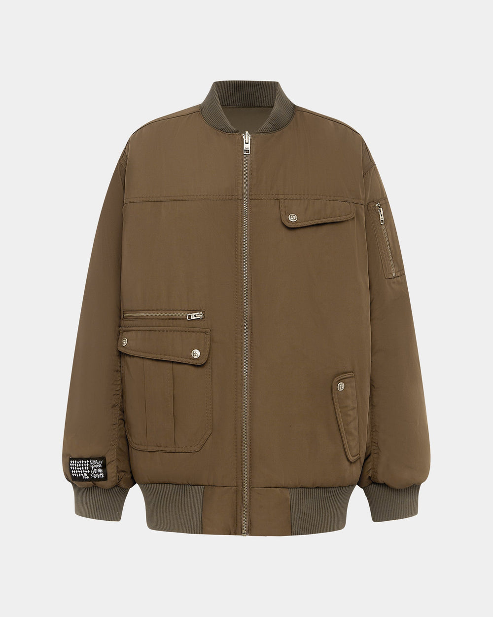 Score Bomber Womens Jackets - Khaki And Cedar