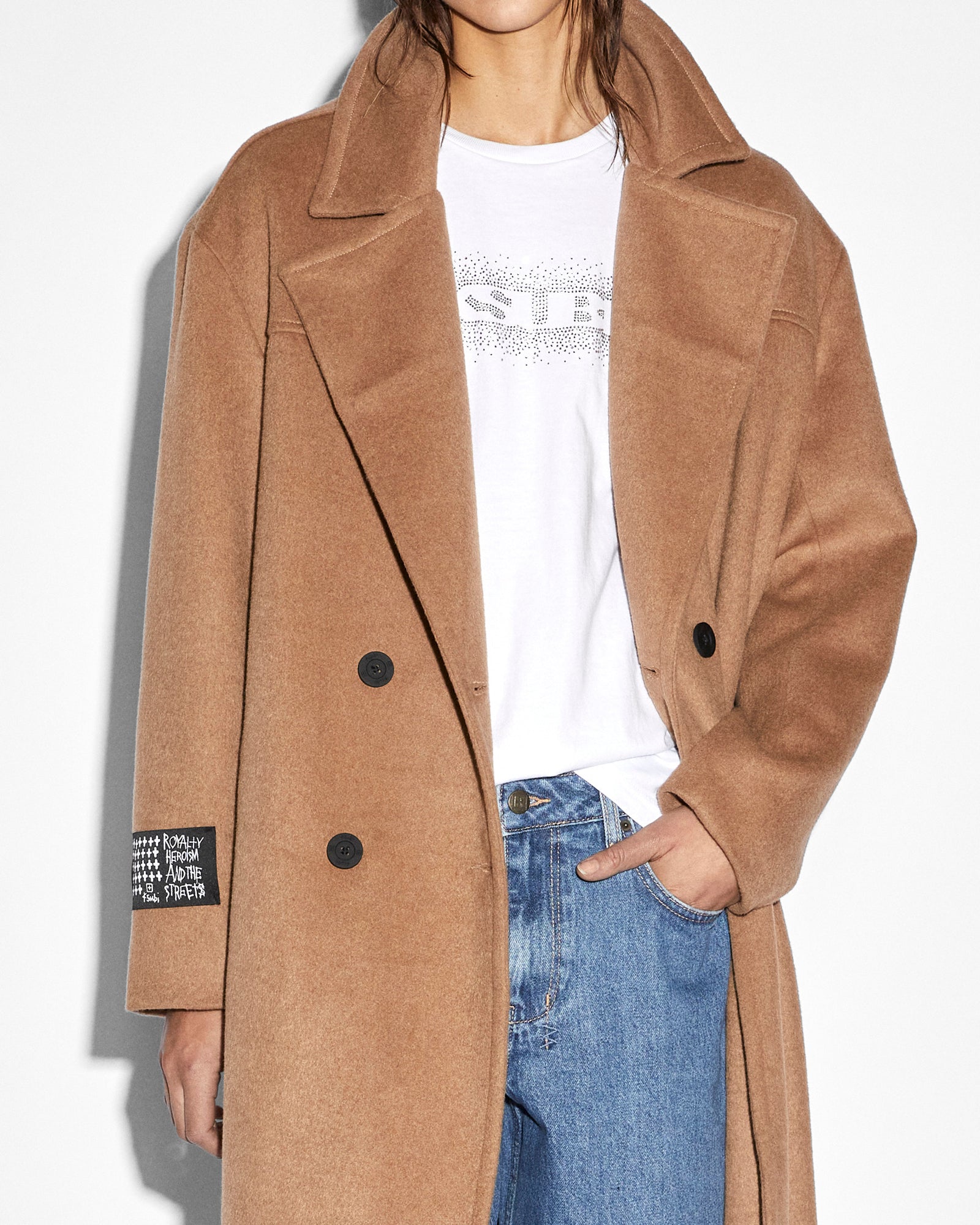 Spectre Coat Wool Jacket - Tan