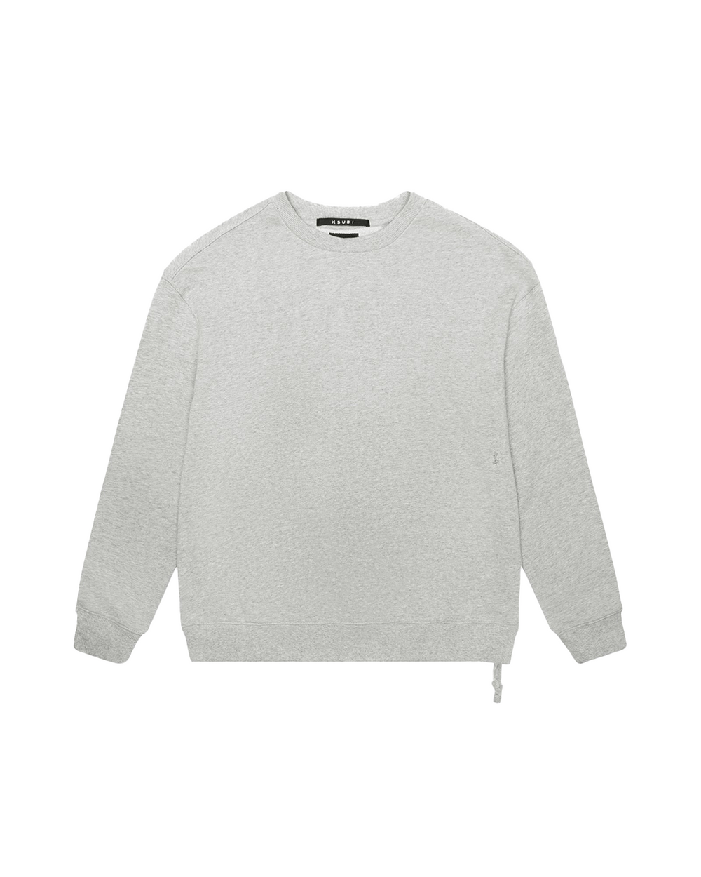 Buy 4 x 4 Biggie Crew Grey Marle Grey Sweater Ksubi