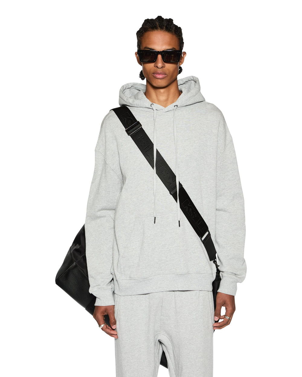 Buy 4 x 4 Biggie Hoodie Grey Marle Ksubi