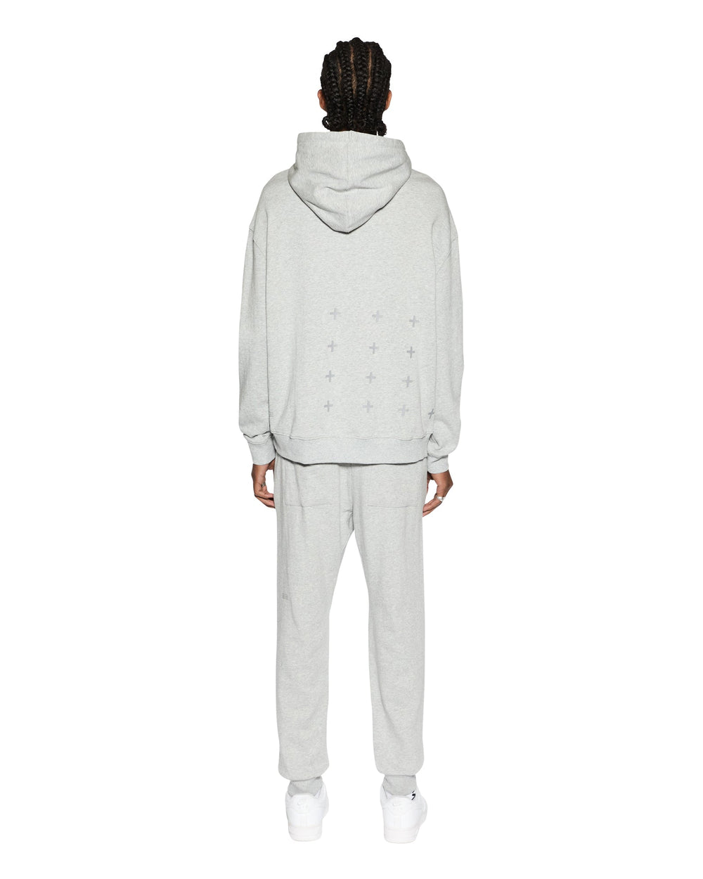 Buy 4 x 4 Biggie Hoodie Grey Marle Ksubi