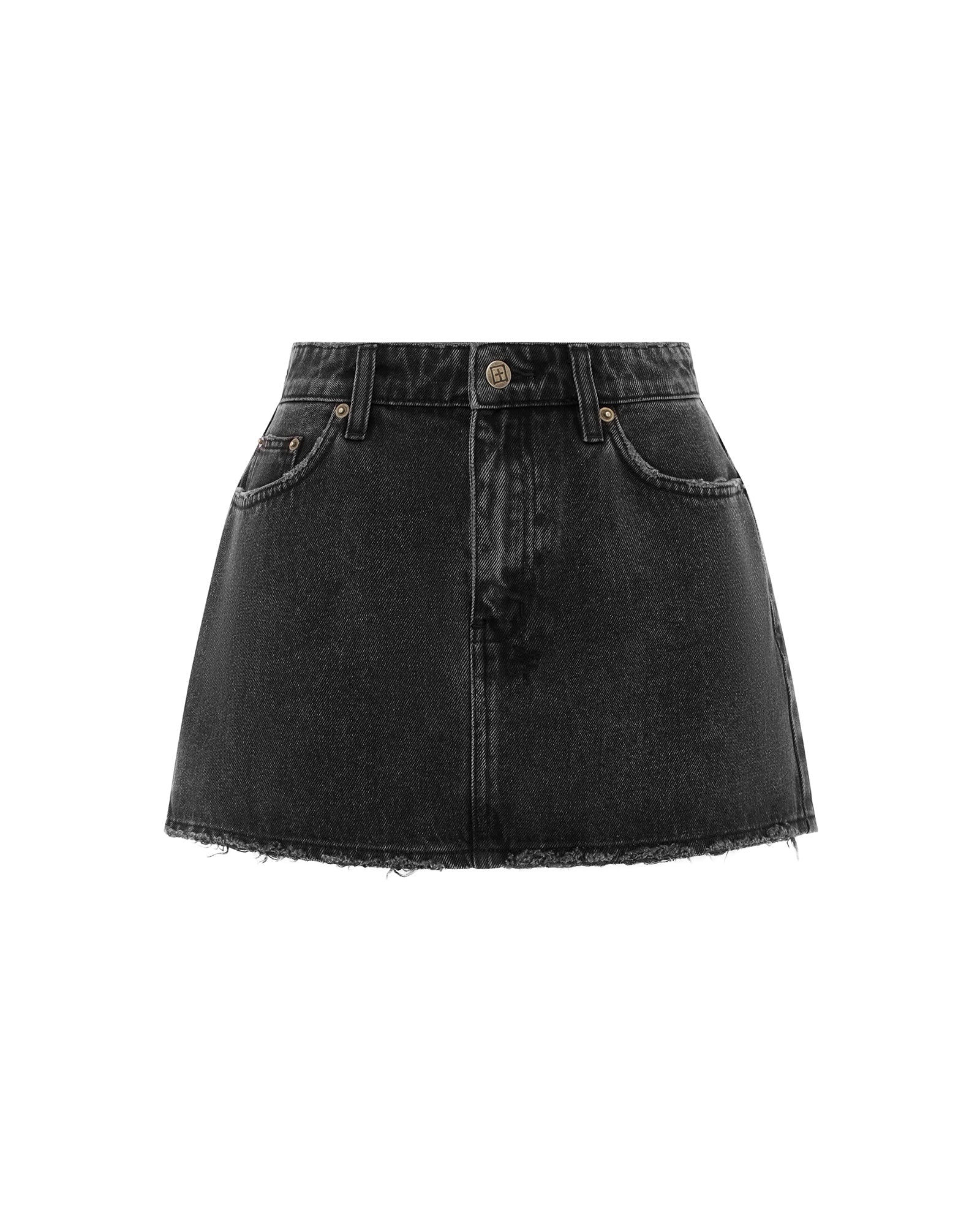 Low Rider Phoenix Denim Mini Skirt
