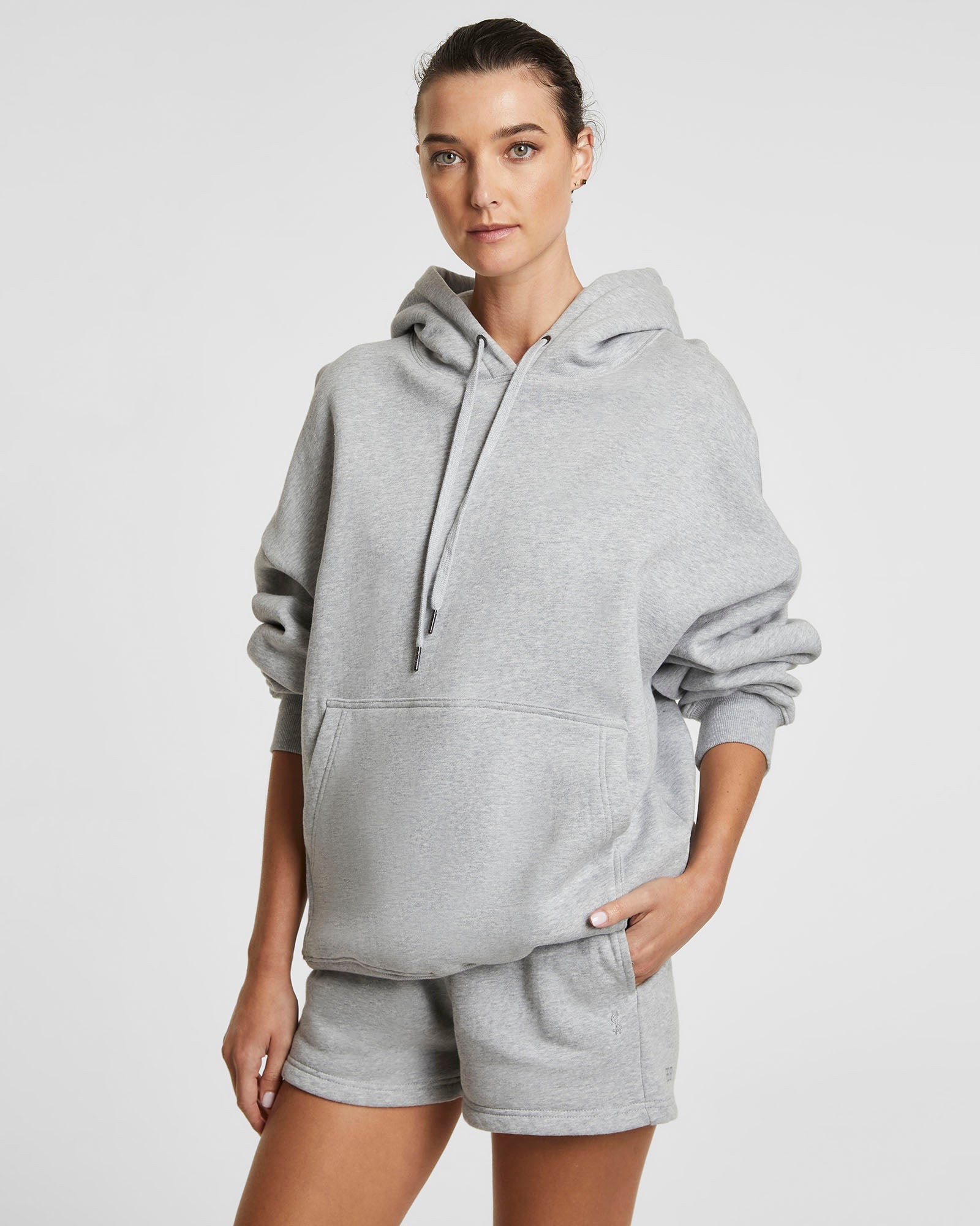 Buy 3X4 Oh G Hoodie Grey Marl Boyfriend Hoodie