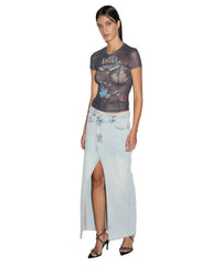 Relax Maxi Skirt Skyfall - Light Blue Denim