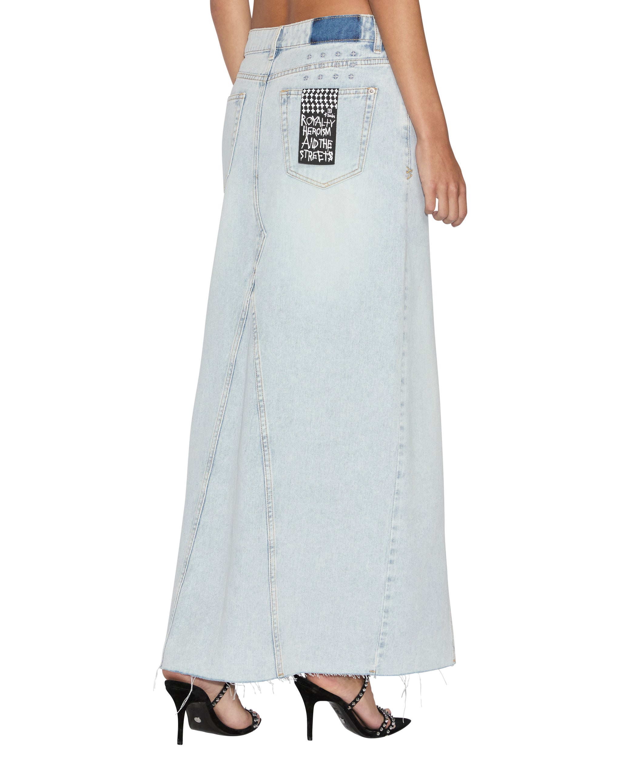 Relax Maxi Skirt Skyfall - Light Blue Denim