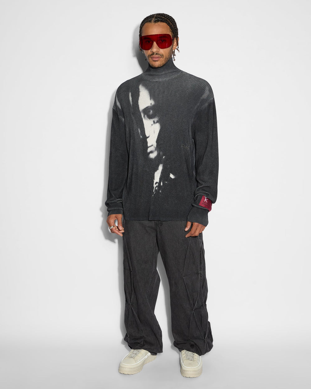 Trippie Turtleneck Knit - Black