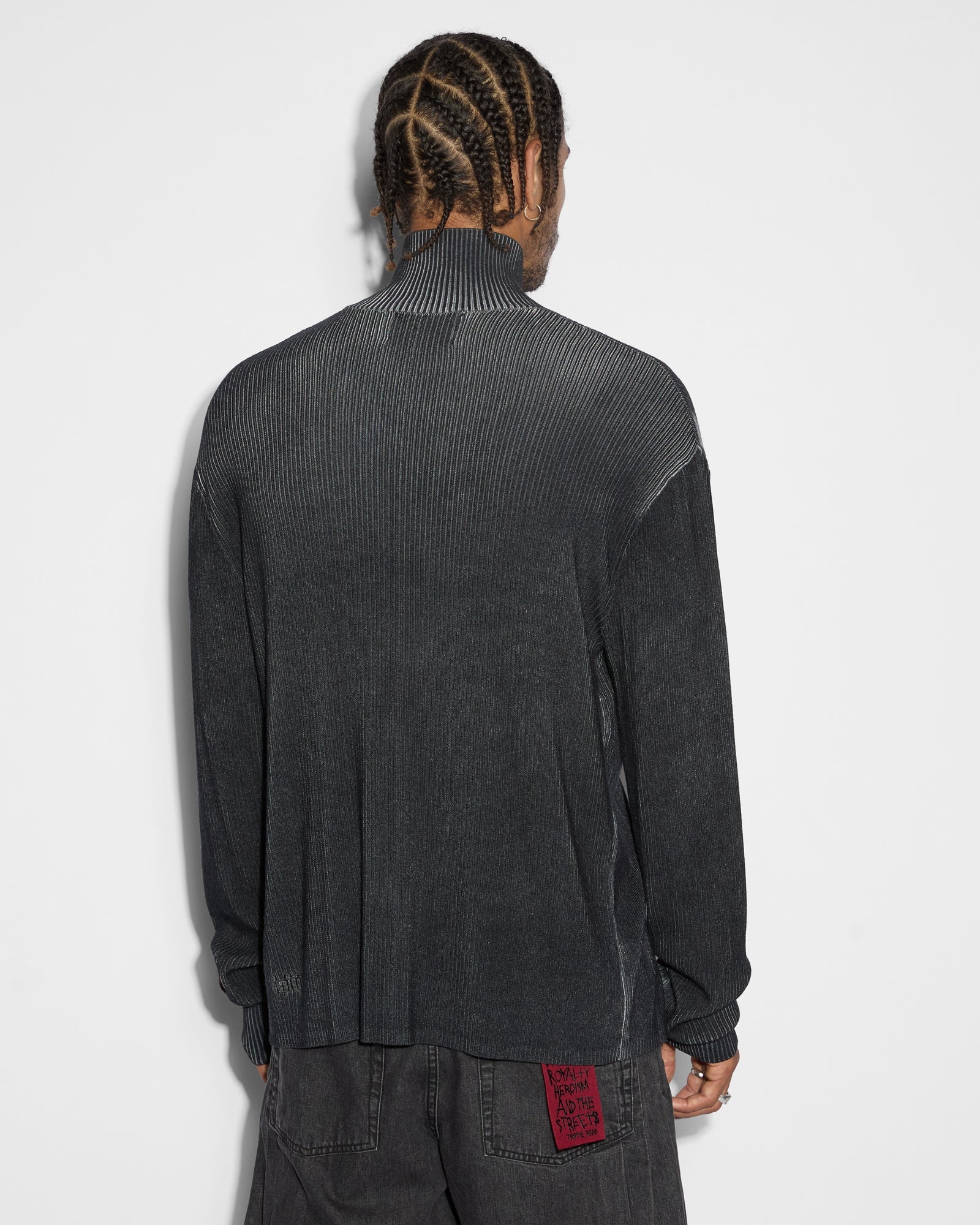 Trippie Turtleneck Knit - Black