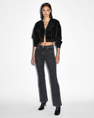 Womens Ritzy Infinity Jumper Black Fleece