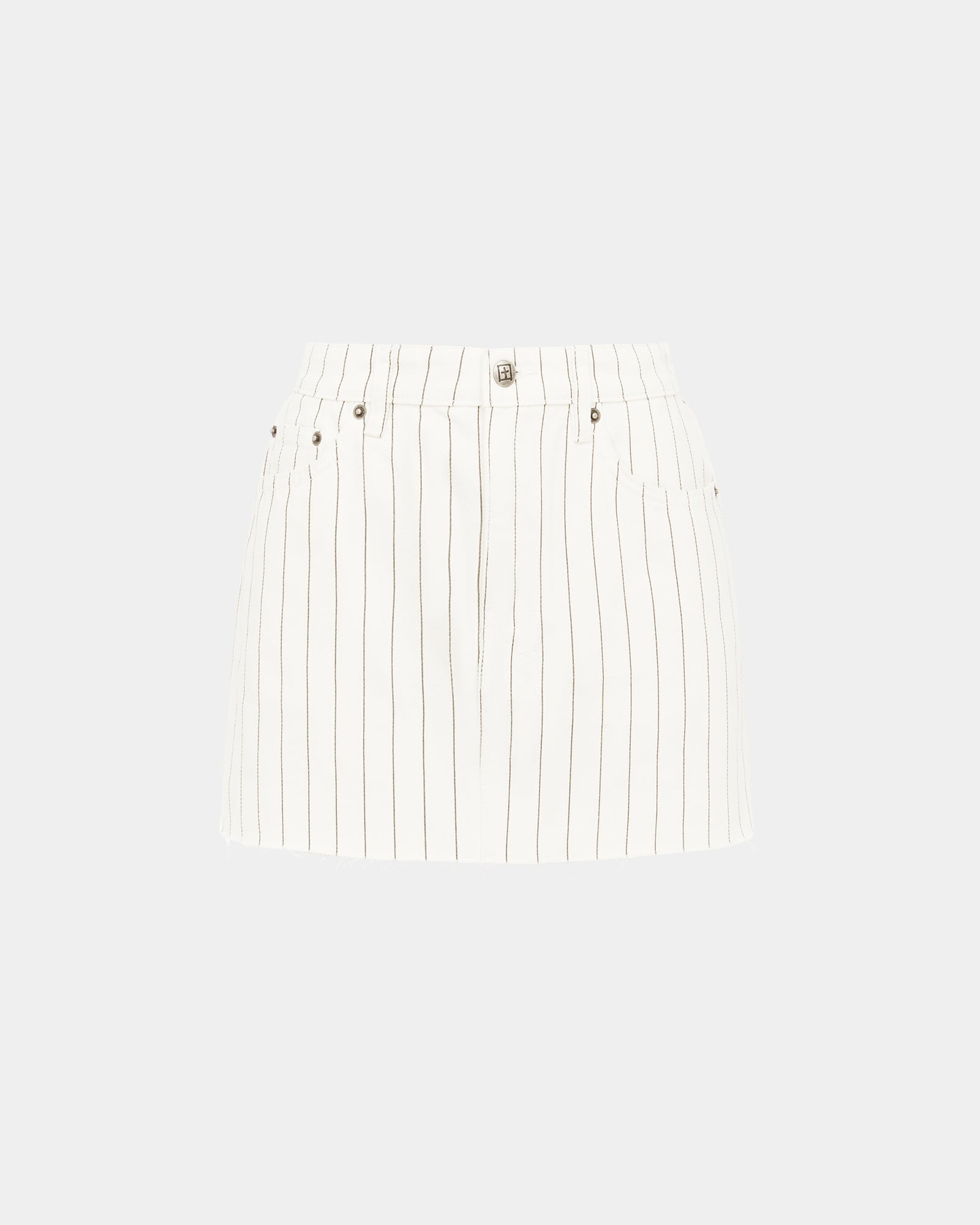 Low Rider Mini Skirt Prophetik - White Denim