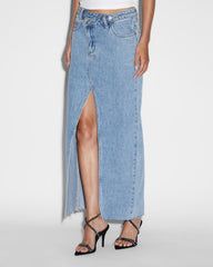 Relax Maxi Skirt Authentik - Blue Denim