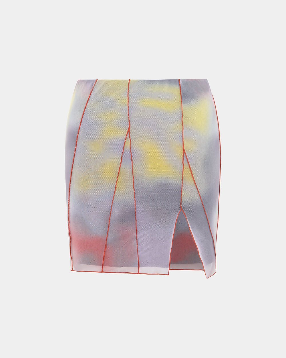 Buy Refract Mini Euphoria Printed Mesh Skirt KSUBI