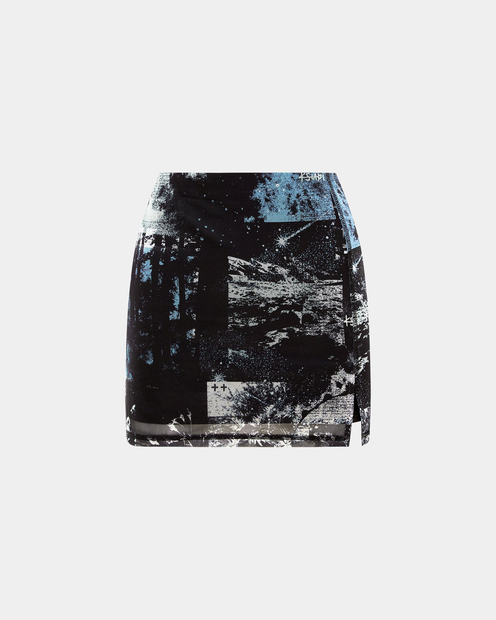 Tripper Mini Skirt - Patterned Mesh