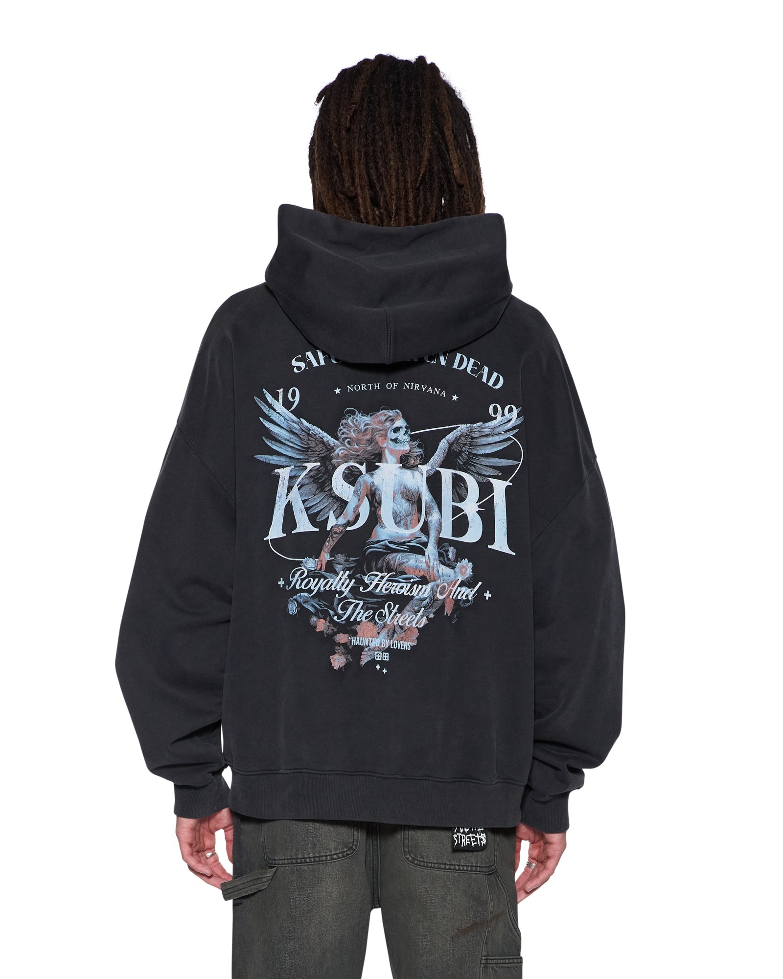 Mens Spirit Ekcess Hoodie Acid Black Fleece