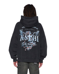 Mens Spirit Ekcess Hoodie Acid Black Fleece