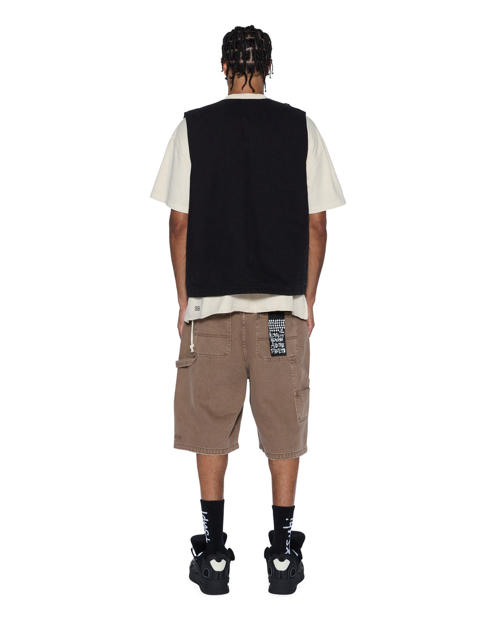 Mens Battler Vest Black Fashion Tops
