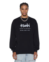 Mens Plated Ls Tee Black Tees