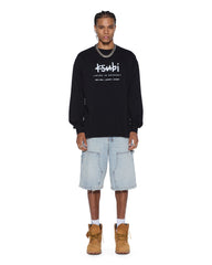 Mens Plated Ls Tee Black Tees