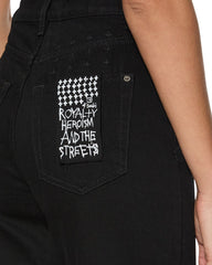 Buy Playback Jet Black Women's Jeans KSUBI