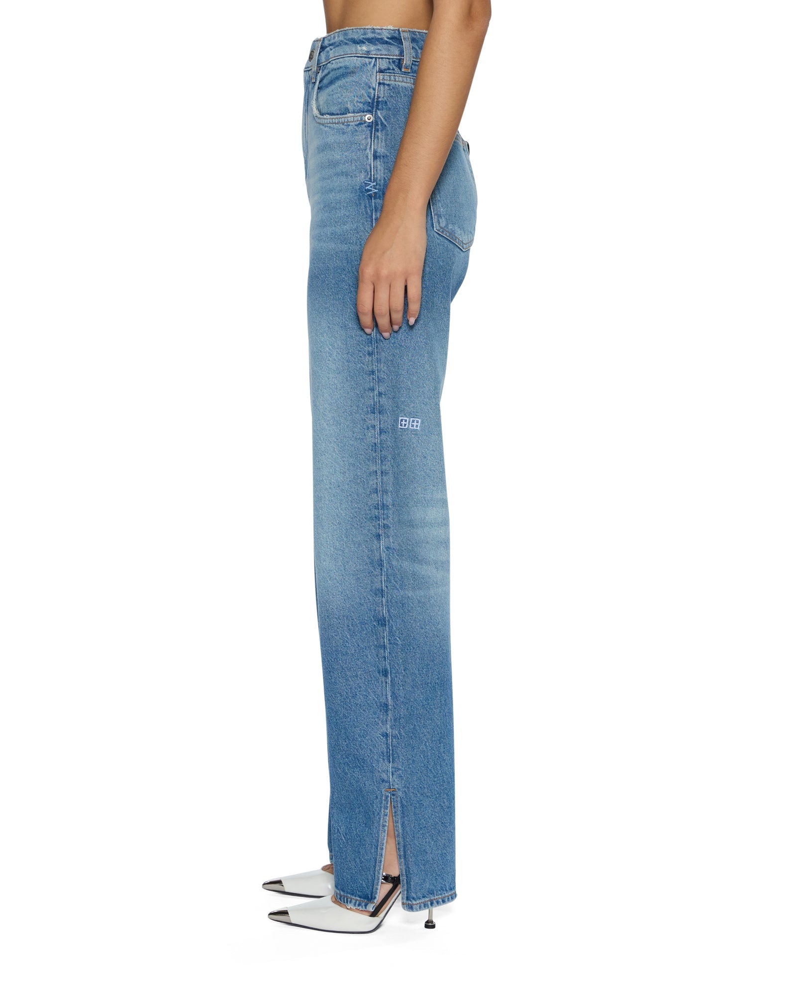 Womens Playback Splits Tru Vintage Relaxed Denim Jeans