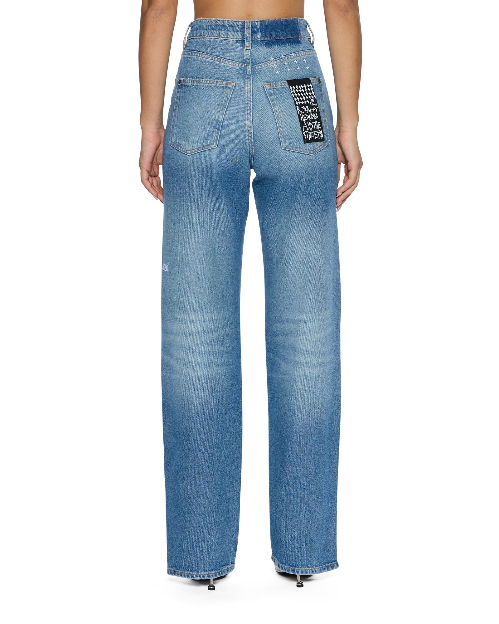 Womens Playback Splits Tru Vintage Relaxed Denim Jeans