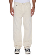 Mens Anti K Ivory Relaxed Denim Jeans