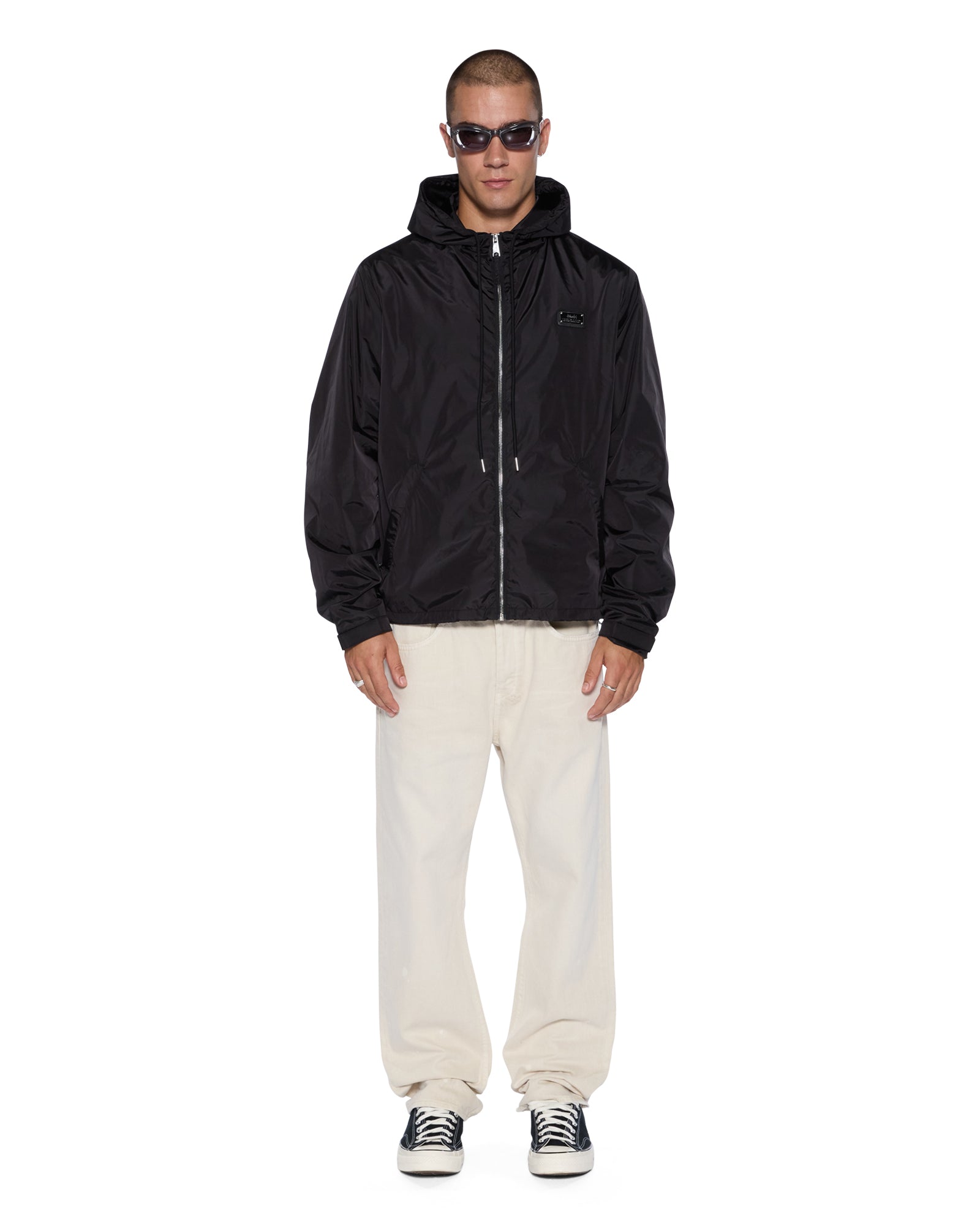 Mens Anti K Ivory Relaxed Denim Jeans