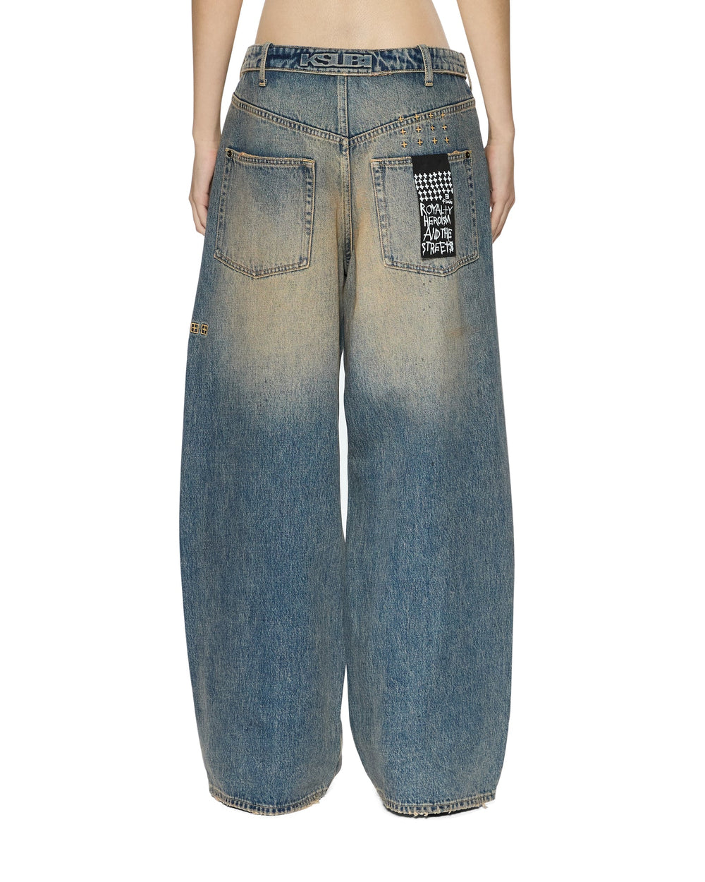 Womens Ksuper Dune Baggy Denim Jeans