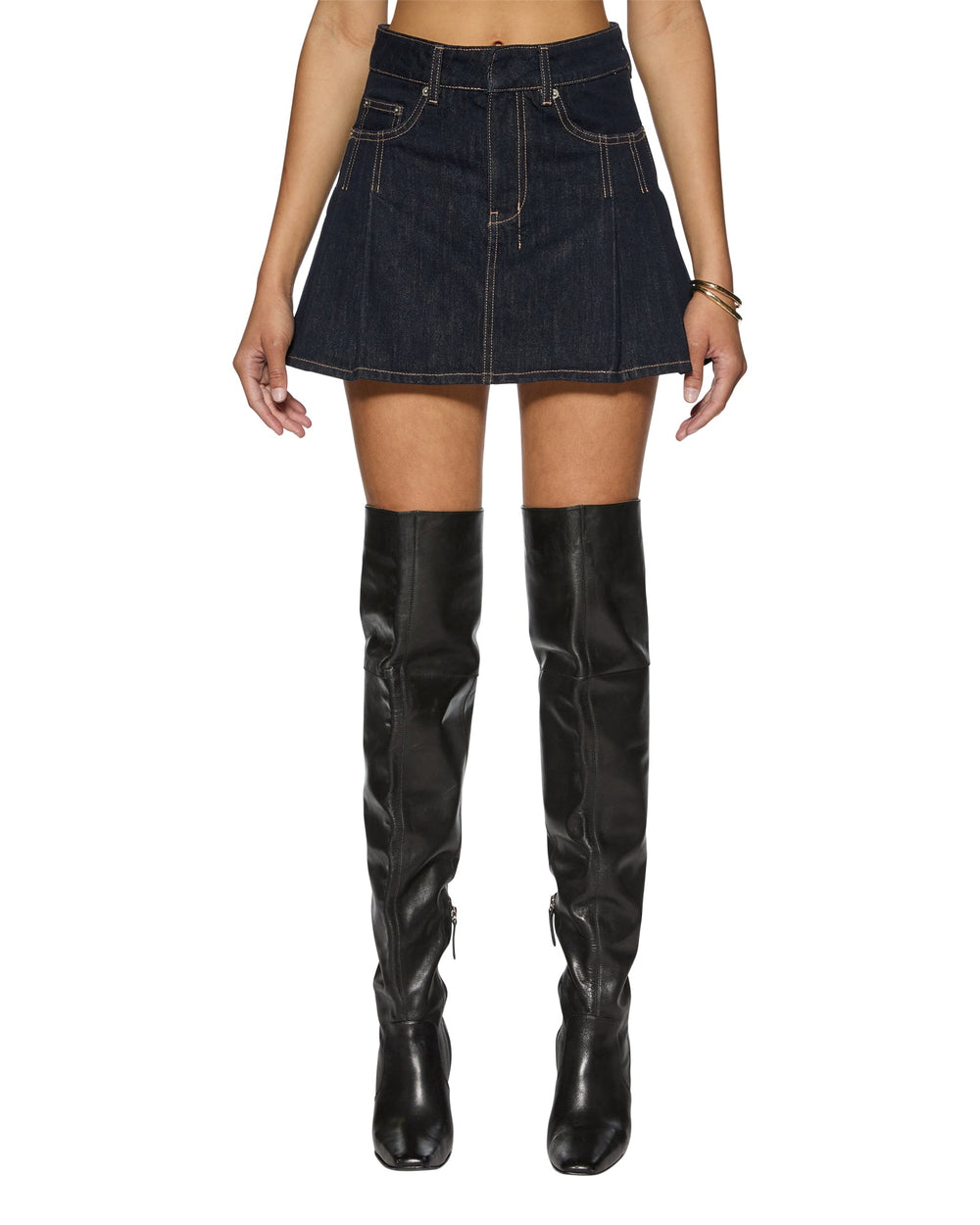 Hera Zenith Pop Pleated Mini Skirt