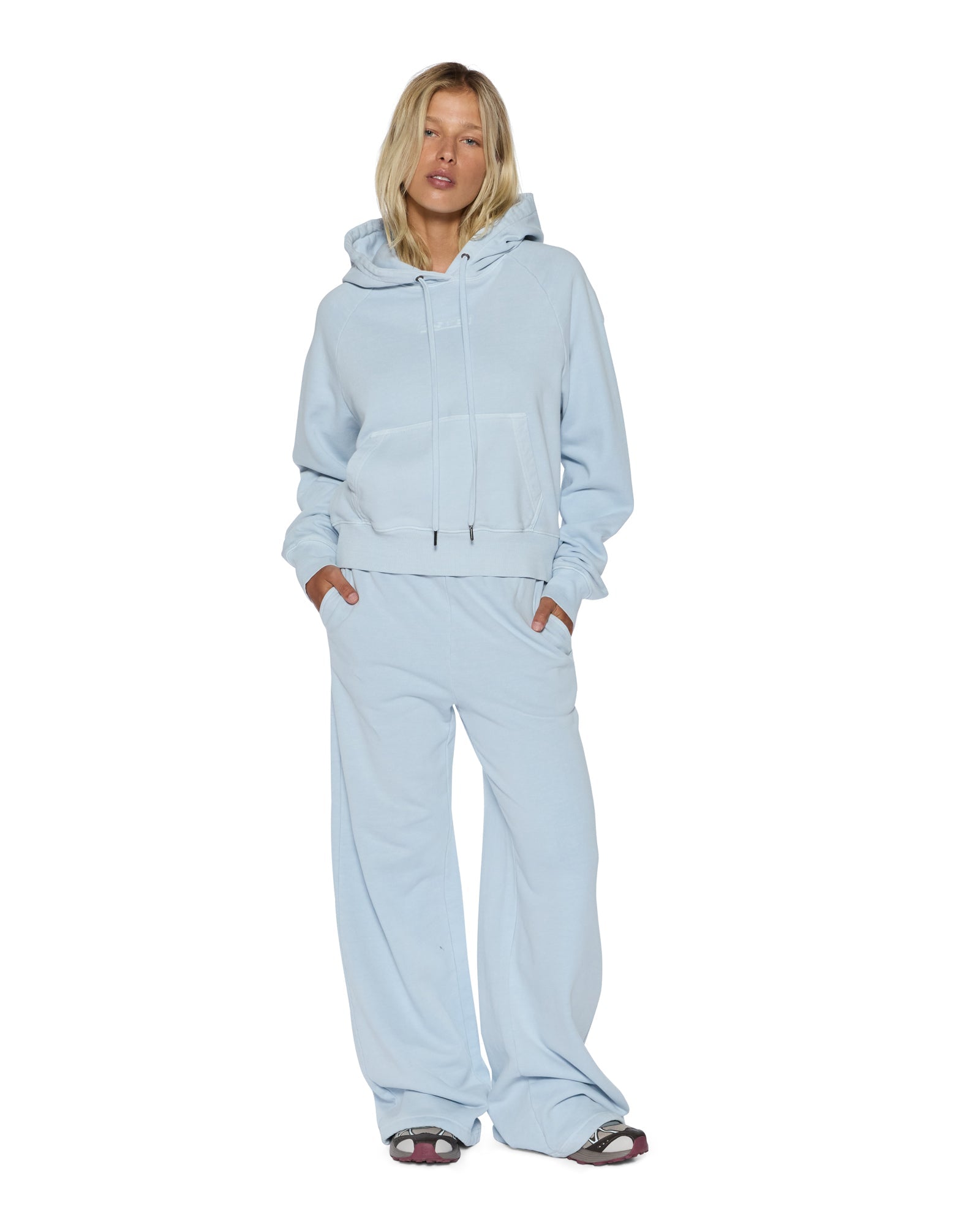 Womens Origin Hoodie Ice Mist Fleece