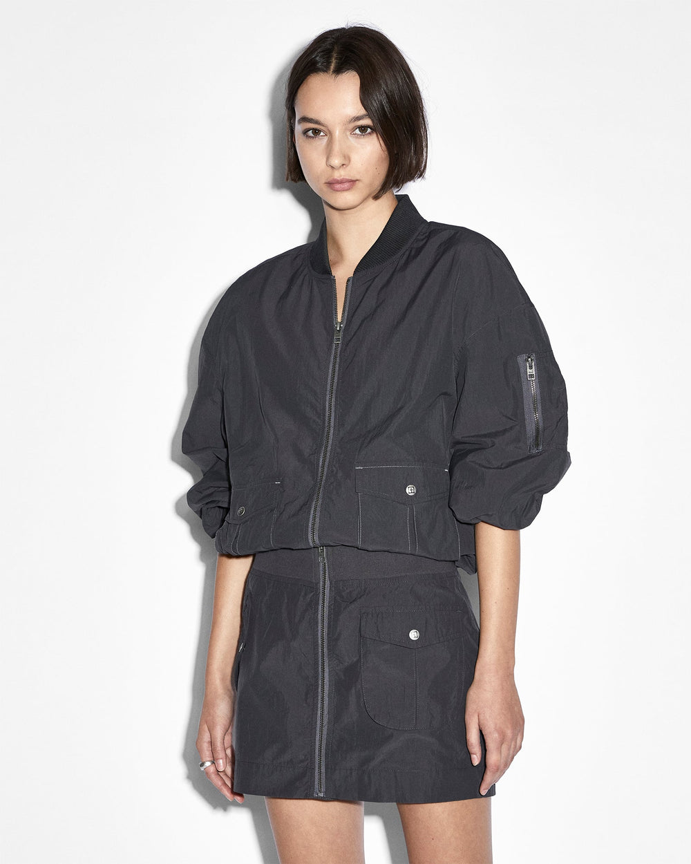 Buy Elemental Skirt Charcoal KSUBI