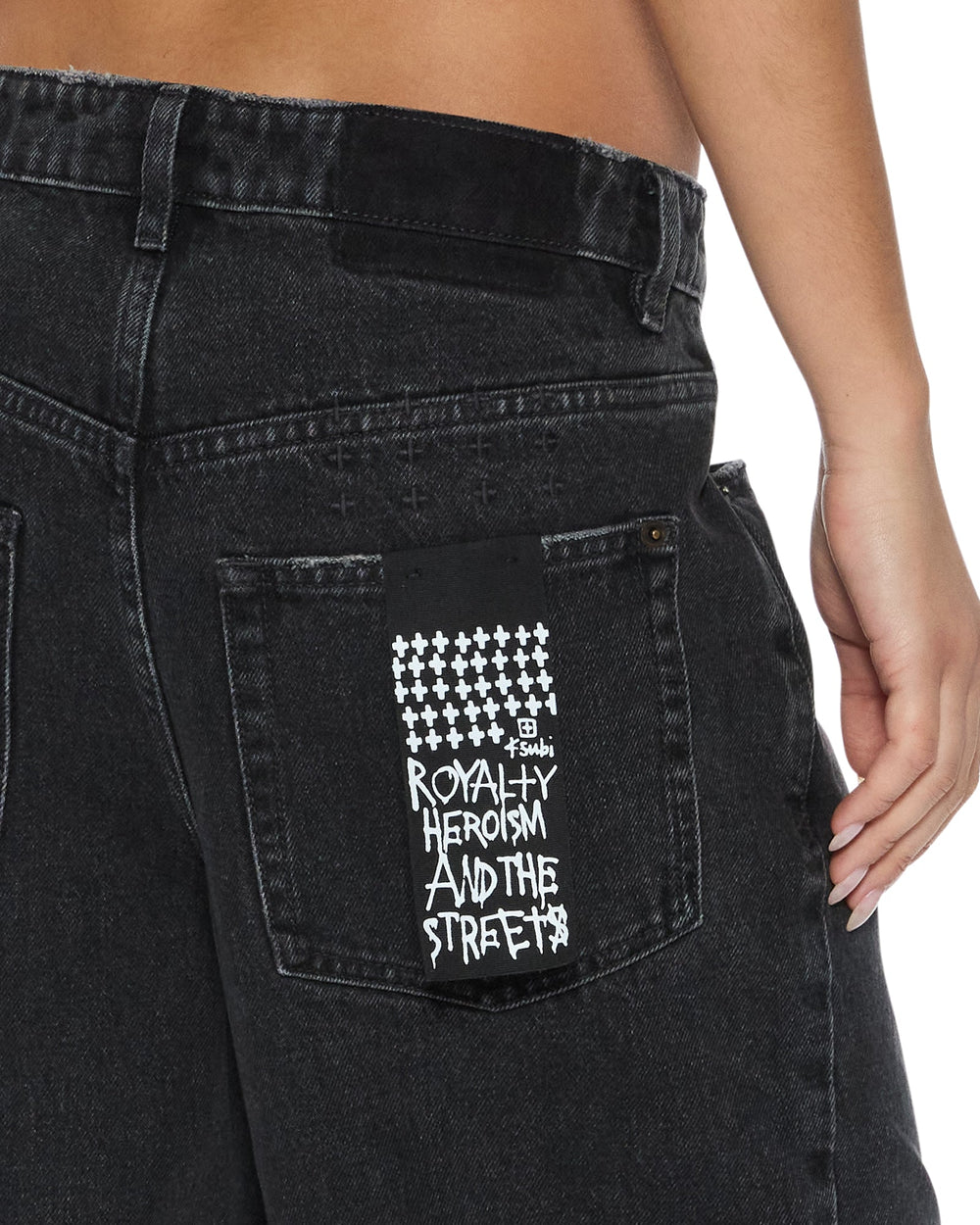 Womens Ksuper Temper Baggy Denim Jeans